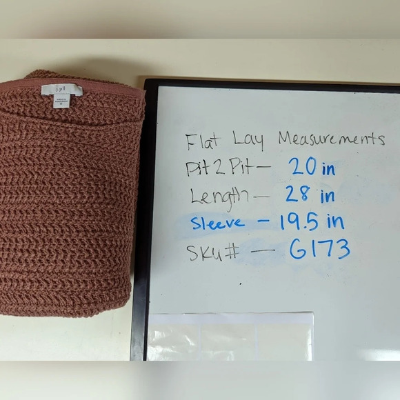 J. Jill Mauve Tunic Sweater Pullover Woven Chunky Knit Bohemian Lagenlook sz.M - Picture 9 of 9